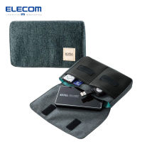 ELECOM Gadget Pouch Compact Type Black, AC Adapter, Mouse, Mobile Batteries, Cables Case BORSA BMA-GP05BK