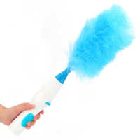 Householde Electrostatic Duster Rotatable Feather Duster Retractable Electric Cleaning Dust Cleaner 100 to 240V US Plug