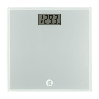 Weight Watchers Scales by Conair Bathroom Scale for Body Weight, Easy To Read Scale, Glass Body Scale Measures Weight Up to 400 Lbs. in Chic Glass Tempered Safety Glass