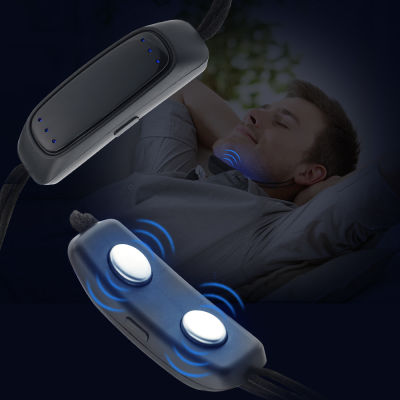 Smart Anti Snoring Device Electric Low Frequency Pulse Breathing Sleeping Rhythm Corrector ปรับปรุงการนอนไม่หลับจากการนอนกรนสำหรับผู้ชาย