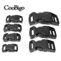 10pcs Side Release Buckle Curved Plastic Hardware Dog Collar Paracord Bracelet Backpack Bag Parts 3/8" 1/2" 5/8" 3/4" 1" Cable Management