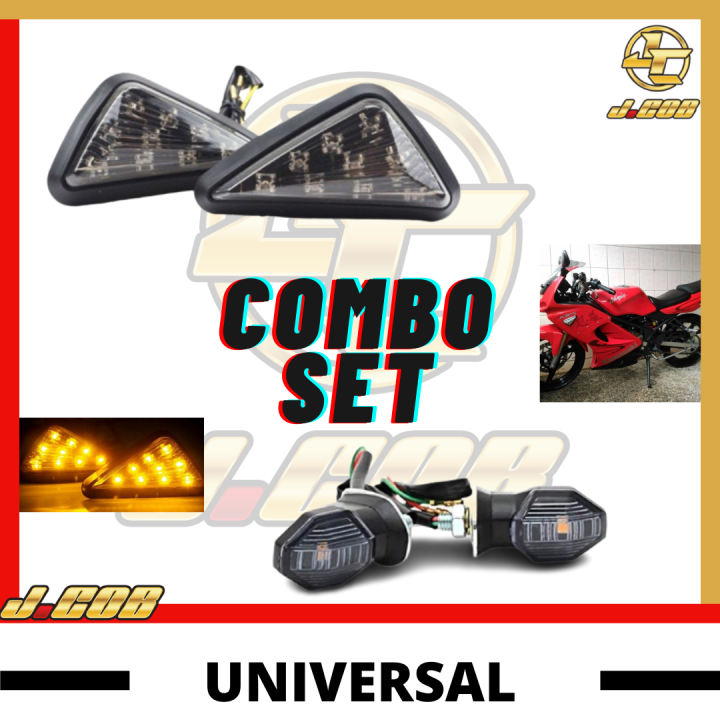 Combo set universal signal + rear signal LED light y15zr/Rs150 v1 v2