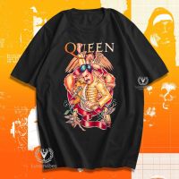 เสื้อยืด พิมพ์ลายวงร็อคฮาร์ดคอร์ Queen Concert A356 สําหรับผู้ชาย  KAXW