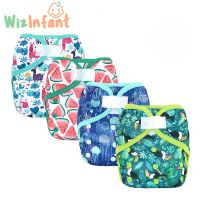 WizInfant 2021 Washable Eco-friendly Cloth Diaper Ecological Adjustable Nappy Reusable Diaper Fitstablefit 3-15kg baby