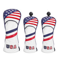 【 กอล์ฟ 】 ร้อนขายหัวกอล์ฟ USA 1 ชุดไม้ Golf club cover ปลอกหมวก