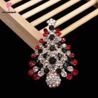 DKIEWQ Women Christmas Alloy Brooch Crystal Christmas Tree Christmas Tree Brooch Jewelry Gifts Brooch Pin