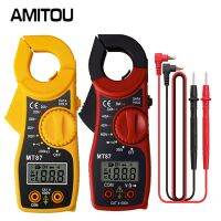 AMITOU เครื่องตรวจจับ MT87ดิจิตอล,เครื่องนับแคลมป์มิเตอร์แบบมัลติมิเตอร์ตัวทดอบแอมมิเตอร์ไฟฟ้า NCV Ohm ความแม่นยำสูง