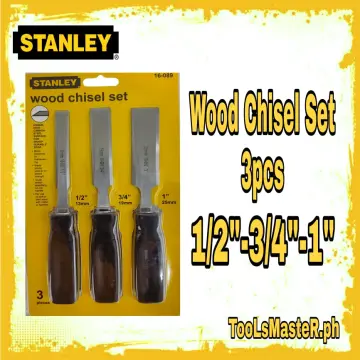 Stanley 16-300 3 Piece Wood Chisel Set