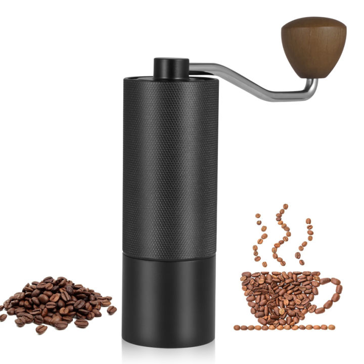 👍Chestnut C2 FOLD Coffee Grinder Manual Stainless Steel Coffee Grinder  with Conical Grinder, Hand Coffee Grinder with Foldable Handle, for  Espresso to French Press - Dark Grey