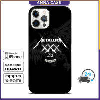 Metallica 1981 Phone Case for iPhone 14 Pro Max / iPhone 13 Pro Max / iPhone 12 Pro Max / XS Max / Samsung Galaxy Note 10 Plus / S22 Ultra / S21 Plus Anti-fall Protective Case Cover