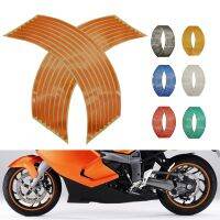 ✌ Motorcycle Wheels Stickers Decoration Stripe 3D Reflective Rim Sticker For Kawasaki ZRX1200 ZX 11 1100 7 9 R 9 6 R400 Z750 Z400