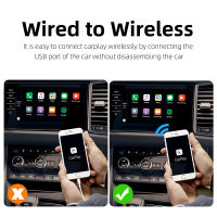 2023ใหม่ไร้สาย CarPlay Ai กล่องอะแดปเตอร์สำหรับ OEM รถสเตอริโอ USB dongle Plug and Play สมาร์ทลิงค์5กรัม WiFi ไร้สาย SS Android อัตโนมัติ