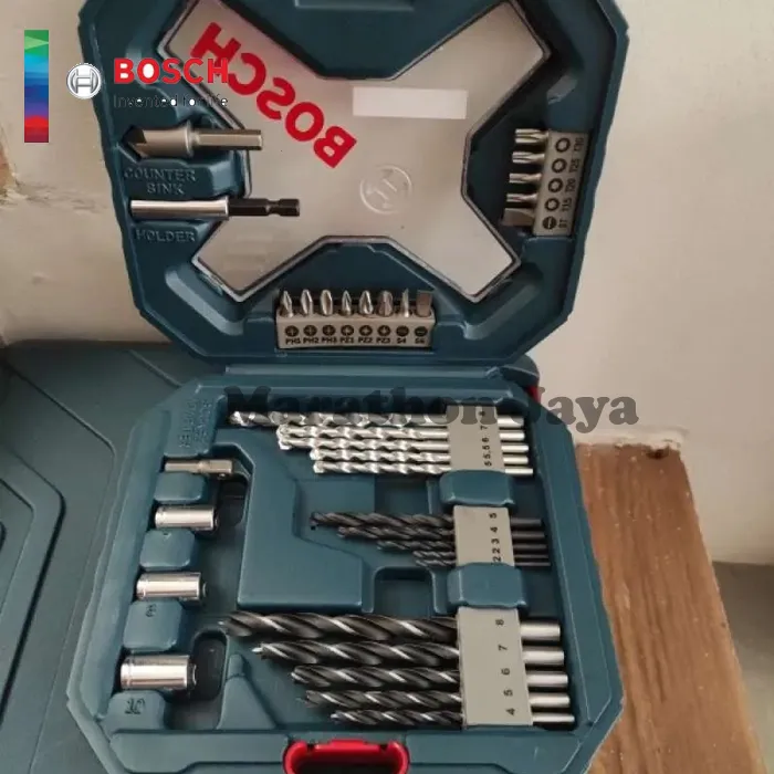 Bosch Mata Bor Set X Line Pcs Kayu Besi Beton Baut Lazada Indonesia