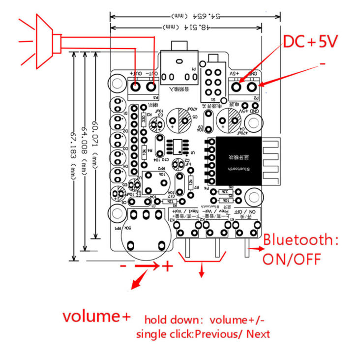 pcbfun-ชุดผลิตเสียง-bt-ผลิตด้วยระบบอิเล็กทรอนิกส์แบบทำมือชิ้นส่วนลำโพงขนาดเล็กลำโพงโทรศัพท์มือถือคุณภาพเครื่องขยายเสียงเล็ก