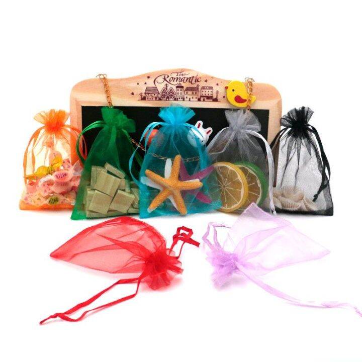 10-50pcs-7-9-9-12-10-15cm-colorful-jewelry-packaging-bag-small-organza-bags-gift-storage-wedding-drawstring-pouches-wholesales-gift-wrapping-bags