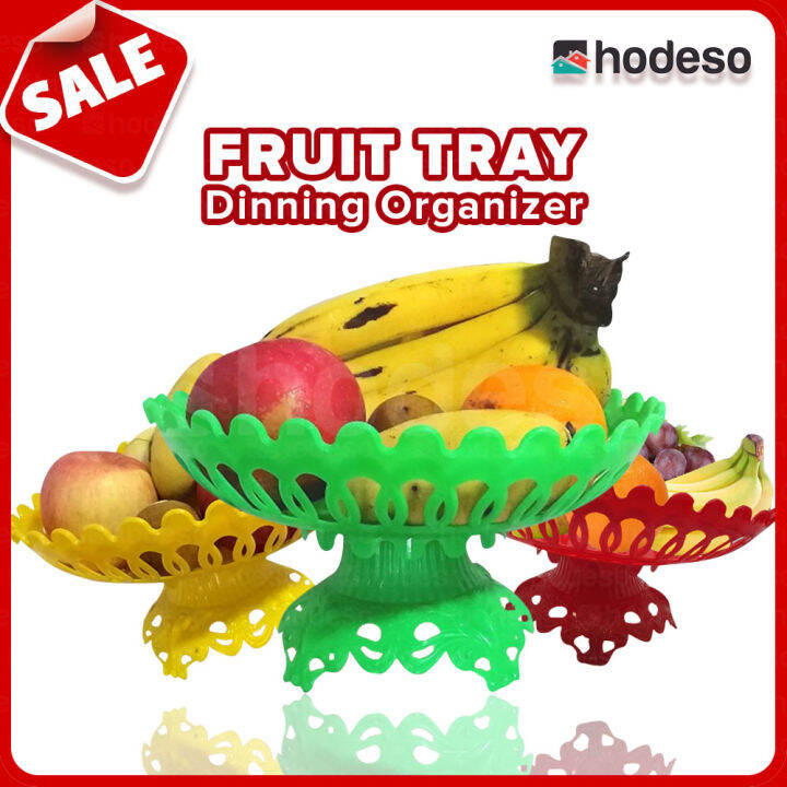 Hodeso Plastic Fruit Tray, Fruit Organizer , Fruit Tray, Fruit Basket