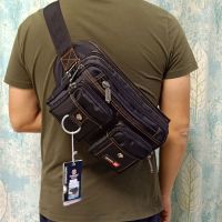 【CW】 Men Chest Pack Waist Large Capacity Oxford Multifunction