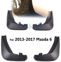 ด้านหน้าด้านหลังรถ Mud Flaps สำหรับ Mazda 6 GJ GL Atenza 2013-2018 2019 Mudflaps Splash Guards Mud Flap Mudguard Fender รถอุปกรณ์เสริม