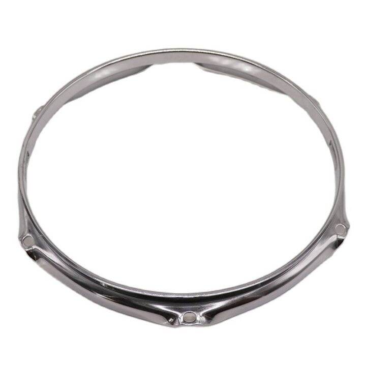 10 Inch 6 Hole Silver Steel Drum Rim Drum Hoop Drum Ring 1 Piece Percussion Accessories Drum
