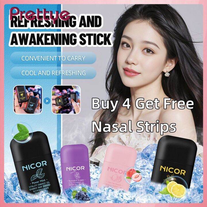 Prettye 【Buy 4 Get Free Nasal Strips】NICOR Nasal Vitality And Essential