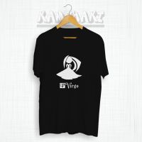 แขนสั้นโอเวอร์ไซส์เสื้อยืด พิมพ์ลาย Virgo ZODIAK Agustus สําหรับผู้ชาย และผู้หญิงS-4XL  HOVQ