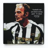 Alan Shearer อลัน เชียเรอร์ Southampton เซาแทมป์ตัน Football รูปภาพ​ติดผนัง pop art พร้อมกรอบและที่แขวน ฟุตบอล​ กรอบรูป แต่งบ้าน ของขวัญ