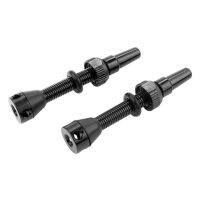 、‘】【； 2 Pack Valve 40Mm Tubeless Tire Presta CNC Alloy Stem With Cap Portable Waterproof Cycling Elements For MTB Road Bike