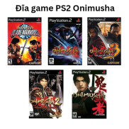 Đĩa game Onimusha 1,2,3,4 Blade Warriors Ps2