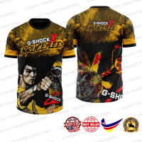 2023 NEW (สต็อกเพียงพอ) shirt [latest] t new sublimation gshock x bruce lee mr-g limited edition| men| women|shortsleeve| longsleeve|collar |plussize coolคุณภาพสูง size:S-5XL