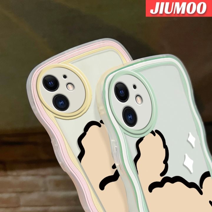 เคส-jiumoo-สำหรับ-xiaomi-redmi-โน๊ตเคส-y1-5a-ลายการ์ตูนแฮปปี้เปี้ยตเคสโทรศัพท์โปร่งใสกันกระแทกคลื่นสีสันสดใสเคสแฟชั่นน่ารักครีมกรอบซิลิโคนเลนส์กล้องถ่ายรูปป้องกันเคสใส