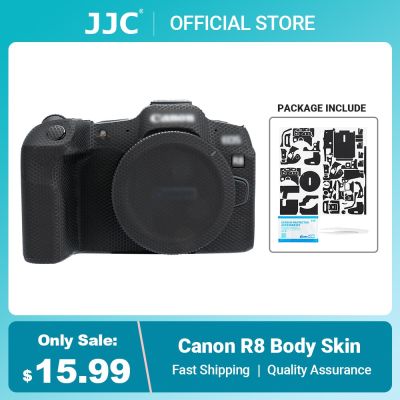 JJC EOS ฟิล์มห่อผิวกล้อง R8สติกเกอร์3M กันรอยขีดข่วนฝาครอบป้องกันสำหรับ Canon R8 Caemra Accessories Bules ฟรี