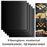 BBQ Grill Mat Barbecue outdoor Baking Non-stick Pad Reusable Cooking Plate 40 x 30cm For Party PTFE Grill Mat Tools New