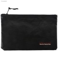 ❀✻ Fireproof Money Safe Document Bag. NON-ITCHY Silicone Coated Fire Water Resistant Safe Cash Bag. Fireproof Safe Storage for A5