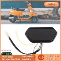 Fenteer เครื่องวัดความเร็วเครื่องวัดระยะทางของจักรยานไฟฟ้า36V 48V 60V 72V