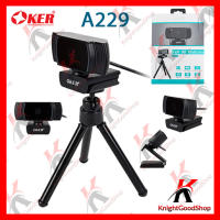 กล้องเว็บแคม WEBCAM OKER A229 Full HD 1080P ภาพชัด