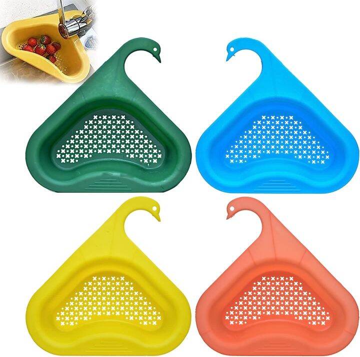 cc-sink-drain-basket-rack-food-grade-triangular-filter-leftovers-hanging-all