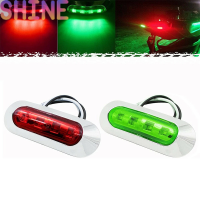 Shine 2pcs เรือ LED นำทางแสงไฟธนูกันน้ำแสงสำหรับเรือใบเรือคายัค