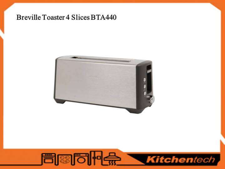 Breville Toaster 4 Slices BTA440 Stainless Steel Finishing Lazada