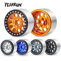 YEAHRUN 1/2/4pcs Metal Beadlock 2.2 inch Wheel Rims Hubs for Axial Wraith 90048 RR10 TRX-4 1/10 RC Crawler Car Upgrade Parts