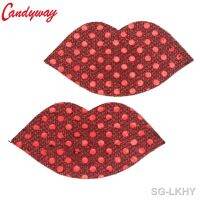 【CW】♦▲  Lips Design Paste Breast Adhesive erotic lingerie Stickers Nipple Cover for Ladies