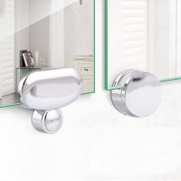 Glass Clamps Bathroom Glass Clip Mirrors Supporting Wall Mount Frameless Mirror Clip 4PCS Thickness 3-5mm Clamps