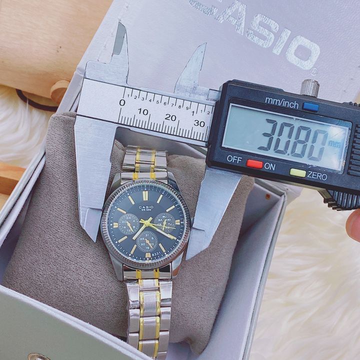 นาฬิกาคาสิโอลดราคา-สายเลท-ขนาด-30-mm-แถมฟรีกล่องคาสิโอ