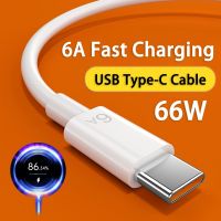 6A ที่ชาร์จไฟรวดเร็ว Usb C สายเคเบิลสำหรับ Xiaomi Mi 12 Redmi POCO อุปกรณ์โทรศัพท์มือถือ Huawei ประเภท C ที่ชาร์จในโทรศัพท์สายสาย USB