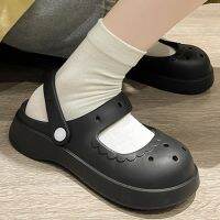 Closed Toe Clogs Shoes for Breathable Womens EVA Platform Mary Female Sandals Non-slip Slippers