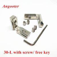 ✴▪▪ 10pcs T Slot L Type Shape Interior Inner Corner Connector Joint Brackets for 3030 Aluminum Profile with slot 8mm with M6 screws