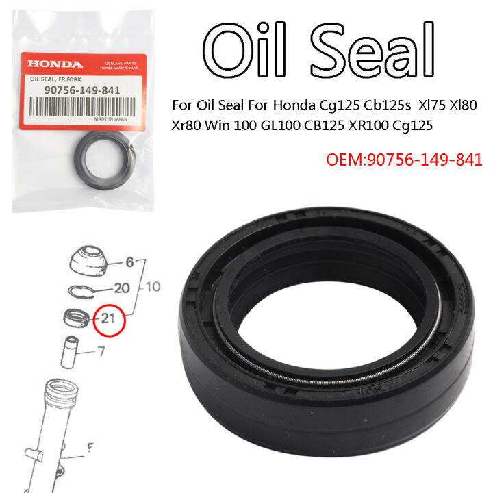 Fork Oil Seal Honda Win 100 GL100 CB125 XR100 (273910.5) 90756149