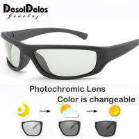 2022ขับรถ Photochromic แว่นกันแดดผู้ชาย P Olarized กิ้งก่าเปลี่ยนสีตลอดทั้งวันเปลี่ยนสีหิมะแสง Gafas De Sol D072