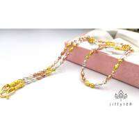 jewery33 K422 สร้อยคอ 3 กษัตริย์ ลายเม็ดข้าว ตะขอปั็ม 92.5% **ยาว 20 นิ้ว** ใส่ติดตัวได้ตลอด ใส่เล่นน้ำทะเลได้