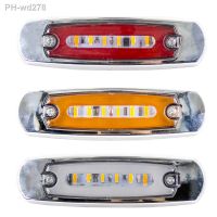 2pcs Dynamic 12V 24V 18 LED Car Truck Clearance Side Marker Lights Signal Lamp Indicator Warning Tail Light Trailer Lorry Boat