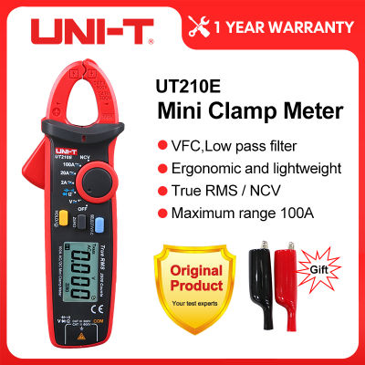 UNI-T UT210E PRO AC DC 600V โวลต์มิเตอร์100A แอมป์มิเตอร์ไฟฟ้าความถี่ Tester